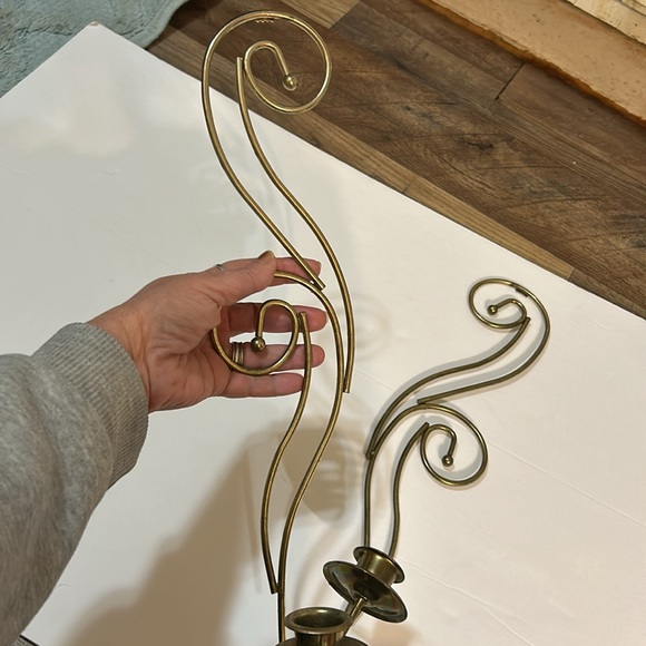 Vintage Solid Brass Candle Holders - Picture 5 of 5